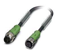 PHOENIX CONTACT SAC-17P-MS/1.0-PUR/FS SCO Sensor/Actuator Cable, 17 Pin, Black, A Coding, 1 m Cable Length