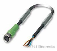 PHOENIX CONTACT SAC-4P- 1,5-PUR/M 8FS Sensor Cable, PUR, M8 Sensor Straigh