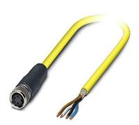 PHOENIX CONTACT SAC-4P-10.0-542/M8 FS SH BK Sensor/Actuator Cable 4-Pin Shielded 10 m Cable Length 111.100 g Yellow