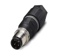 Phoenix Contact SACC M12 Round Connector Plug 4-Pin Cable Assembly, Terminal Connection IP65, IP67