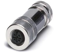 PHOENIX CONTACT SACC-M12FS-4CON-PG 9-SH Connector, Universal, 4-Pin, Shielded, Socket Straight M12, A Screw Connection Coding, Zinc Die-Cast Knurled Material, 6 mm - 8 mm Cable Outer Diameter