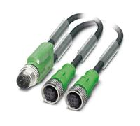 PHOENIX CONTACT SACC-V-3CON-PG9/A-1L-SV 120V Universal Valve Connector with 1 LED, 3 Pole, Valve Connector A, Wired with Varistor, Screw Connection, Cable Gland Pg9, 24,500 g