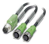 PHOENIX CONTACT SACC-V-3CON-PG9/A-1L-SV 120V Universal Valve Connector with 1 LED, 3 Pole, Valve Connector A, Wired with Varistor, Screw Connection, Cable Gland Pg9, 24,500 g