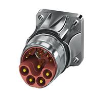 PHOENIX CONTACT SH-8EPC58AWA00S Device Connector, Front Wound, M23 Thread Type, 4+4+4+PE/3+N+PE Number of Pins, Pin, 26 mm x 26 mm Flange Size, N Coding, 42,000 g