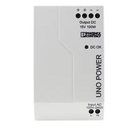PHOENIX CONTACT UNO-PS/1AC/15DC/100W UNO POWER Primary Clocked, 1-Phase Input, 15 V DC / 100 W Output