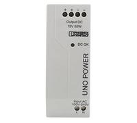 Phoenix Contact UNO-PS/1AC/15DC/ 55W -Phase Clocked DIN-Rail Power Supply 55W, 85 → 264V AC, 15V DC / 3.7A