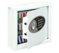 Phoenix Cygnus Key Deposit Safe 30 Hook Electronic Lock White KS0031E