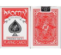Phoenix Deck (Red) by Card-Shark | Cool Collectable Poker Deck | Cards for Magicians and Magic Tricks