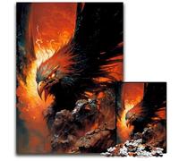 Phoenix Dreamlike 1000Pc Adults Jigsaw Puzzle Wooden Jigsaw Puzzles Fun at Home Activities, Birthday Present, Travel Gifts 50x75CM/19.68x29.52inch