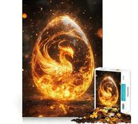 Phoenix Egg 1000 Piece Jigsaw Puzzles for Adults Improve Memory Anxiety Relief Sharp Edge Wall Art Decor (38x52cm)