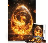 Phoenix Egg 1000 Piece Jigsaw Puzzles for Teenagers Intellect Toy Family Time Quality Cut Unique Gift (38x26cm)