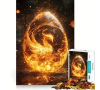 Phoenix Egg Jigsaw Puzzles 1000 Piece for Teenagers Mental Logic Toy Calm Escape Fine Edge Art Collectible (50x75cm)