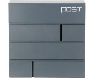 Phoenix Estilo 21 Dark Grey - Top Loading 14Ltr Medium Post Box