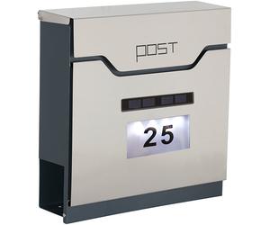 Phoenix Estilo 25 Stainless Steel - Top Loading 14Ltr Medium Post Box