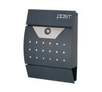 Phoenix Estilo 22 Dark Grey - Front Loading 15Ltr Medium Post Box