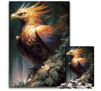 Phoenix Fiction Puzzle 1000 Pieces Jigsaw Difficult Puzzles for Adults Interactive Family Game DIY Home Decor Brain Teaser Gift 1000 PCS(38x26cm)