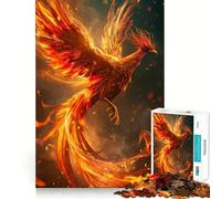 Phoenix Fire Animal 1000 Piece Jigsaw Puzzles for Teenagers Intellect Toy Family Time Quality Cut Unique Gift (38x26cm)