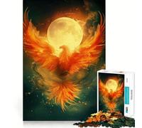 Phoenix Fire Animal 1000 Piece Jigsaw Puzzles for Teenagers Intellect Toy Family Time Quality Cut Unique Gift (38x52cm)