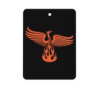 Phoenix Fire Bird Car Air Freshener Decorative Hanging Aromatherapy Tablets for Car Trucks Square