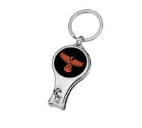 Phoenix Fire Bird Nail Clipper for Men Women Portable Metal Nail Cutter with Nail File