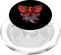 Phoenix Firebird Mythical Bird Rejuvenation Phoenix Rising PopSockets PopGrip for MagSafe