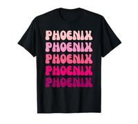Phoenix First Name Minimalist Design T-Shirt