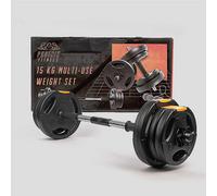 Phoenix Fitness 15KG Complete Dumbbells Weight Set One Size Black