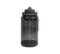 Phoenix Fitness 2 Litre Motivational Water Bottle with Straw in Grey | Size: 2L Phoenix Fitness Grey 2L