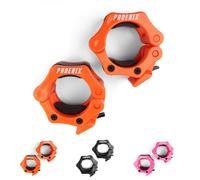 Olympic 2 Inch Barbell Collars - Orange Phoenix Fitness Orange 2