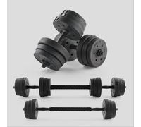 Phoenix Fitness 20kg Adjustable Weight Set Cast Iron Dumbbells in Black Phoenix Fitness Black 20kg