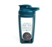 Phoenix Fitness 600ml Protein Shaker Bottle in Green Phoenix Fitness Green 600ml