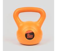 Phoenix Fitness RY932 Vinyl Kettlebell - Heavy Weight Kettle Bell for Home Gym Workout Equipment Strength Fitness Pilates Weight Training, 8kg, Orange