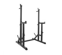 Phoenix Fitness Adjustable Squat Rack - Heavy-Duty Squat Stand with Safety Spotters for Weightlifting & Strength Training - Barbell Rack for Bench Press & Home Gym Workouts