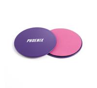 Phoenix Fitness Dual-Sided Gliding Discs in Pink Phoenix Fitness Pink