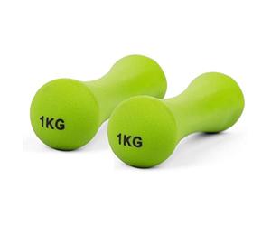 Phoenix Fitness Dumbbells - Pair of Neoprene Hand Weights for Exercise, Aerobics, Workout and Strength Training for Men and Women at Home & Gym - SOLD AS PAIRS, Choice of Weight: 1kg, 1.5kg, 2kg