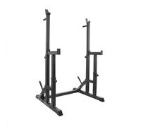 Phoenix Fitness Adjustable Squat Rack - Heavy-Duty Squat Stand with Safety Spotters for Weightlifting & Strength Training - Barbell Rack for Bench Press & Home Gym Workouts
