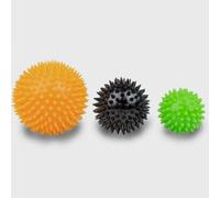 Phoenix Fitness 3 Spiky Massage Ball Set | Muscle Relief | Trigger Point Therapy | Myofascial | Plantar Fasciitis | Yoga Reflexology | Stress Ball | Tight Muscle Recovery | Sensory Stimulation Autism