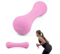 Phoenix Fitness Neoprene Dumbbell Weight for Home Exercise Men Women and Kids Arm Hand Weights Pilates Dumbbells, Single, Weight Range - 1kg 1.5kg 2kg