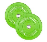 Phoenix Fitness Olympic Bumper Plates - Rubber Weight Plates for Exercise, Strength Training & Barbell Weightlifting for Men & Women at Home or Gym - Weight:10kg