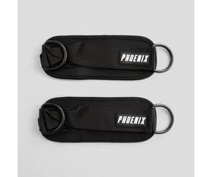 Phoenix Fitness Pair Of Adjustable Ankle Straps For Cable Leg Workouts