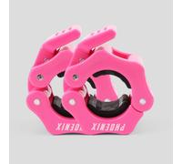 Phoenix Fitness Pink 1 Inch Barbell Clamps For Secure Weightlifting