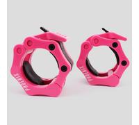 Phoenix Fitness Pink 2 Inch Barbell Clamps For Safe Weightlifting