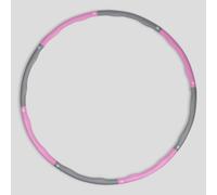 Phoenix Fitness RY1546 Weighted Hula Hoops for Adults Fitness Weight Loss Fitness Hula Hoop Ring Core Strength 8 Section Detachable Design, 96cm, Pink