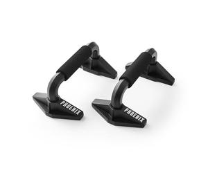Phoenix Fitness Push Up Bars - Pair of Pushup Stands with Non-Slip Foam Handles for Chest, Shoulders, Arm, Core & Upper Body Strength Training for Men and Women at Home & Gym - Black