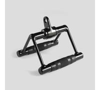 Phoenix Fitness Cable Machine Attachments - Heavy-Duty Pulley Machine Exercise Handles, Lat Pull Down Bars, Rope Attachments or Ankle Straps for Home Gym Workout - Black, Revolving Row Bar