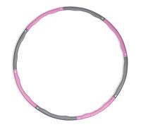 Phoenix Fitness RY1546 Weighted Hula Hoops for Adults Fitness Weight Loss Fitness Hula Hoop Ring Core Strength 8 Section Detachable Design, 96cm, Pink