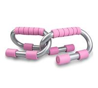 Phoenix Fitness RY1554 Push Up Bar Stand - Press Up Pushup Bar Pair with Non-Slip Foam Handles for Extra Grip, Chest, Arms and Shoulder Training, Pink