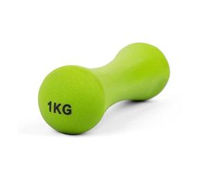 Phoenix Fitness RY926 Neoprene Dumbbell Weight for Home and Gym Fitness Exercise Workout Training for Arms and Hands, Single, 1KG, Green