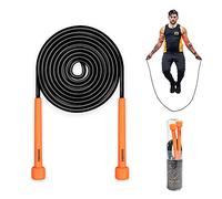 Phoenix Fitness Speed Skipping Rope - Lightweight Jump Rope - Jumping Tangle Rope - Speed Rope for Fat Burning, Fat Loss, Conditioning, Interval Training, Boxing, Crossfit and MMA