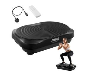 Phoenix Fitness Vibration Plate Exercise Machine - 120 Intensity Levels, Timer, LCD Display & 5 Programs for Weight Loss, Lymphatic Drainage, Circulation and Full Body Workout at Home & Gym - Black